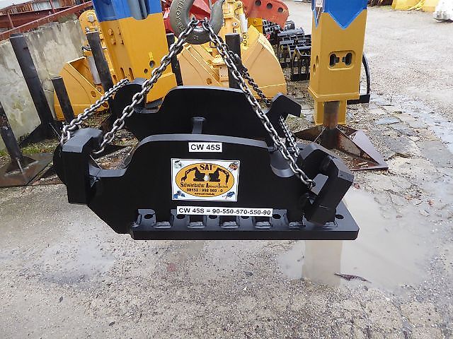 Bagger Sortiergreifer CW 45S Aufnahme Verachtert Cat on sale Kettenbagger